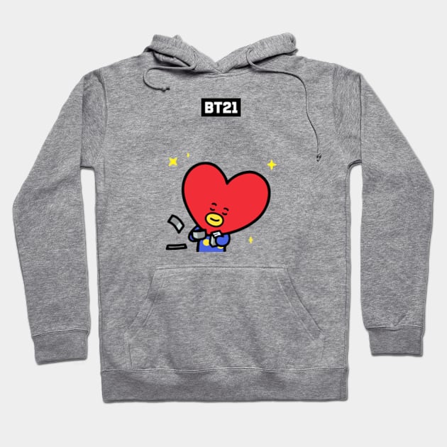 bt21 bts exclusive design 58 Hoodie by Typography Dose